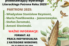 Plakat promujący konkurs.